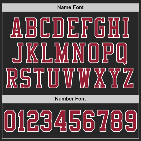 Custom Black Cardinal-White Mesh Authentic Football Jersey - Image 4