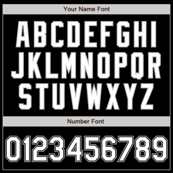Custom Black White-Gray Authentic Baseball Jersey - Image 5