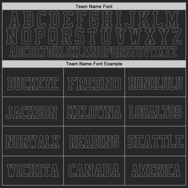 Custom Black Steel Gray Mesh Authentic Football Jersey - Image 3