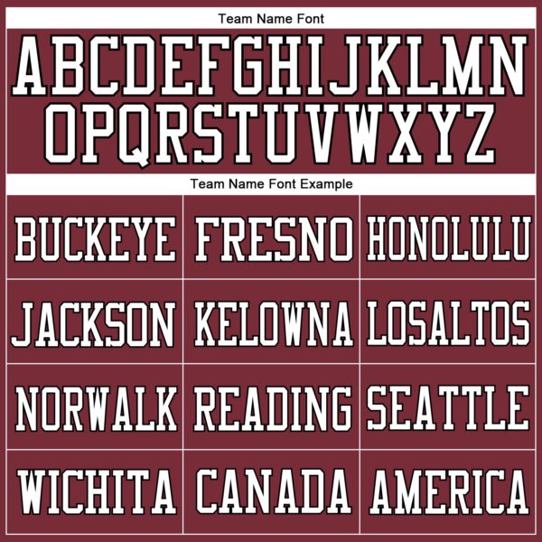 Custom Burgundy White-Black Mesh Authentic Football Jersey - Image 3