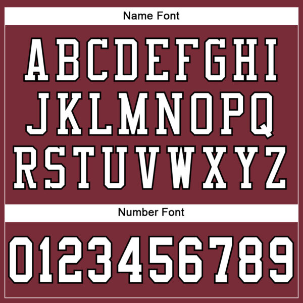 Custom Burgundy White-Black Mesh Authentic Football Jersey - Image 4