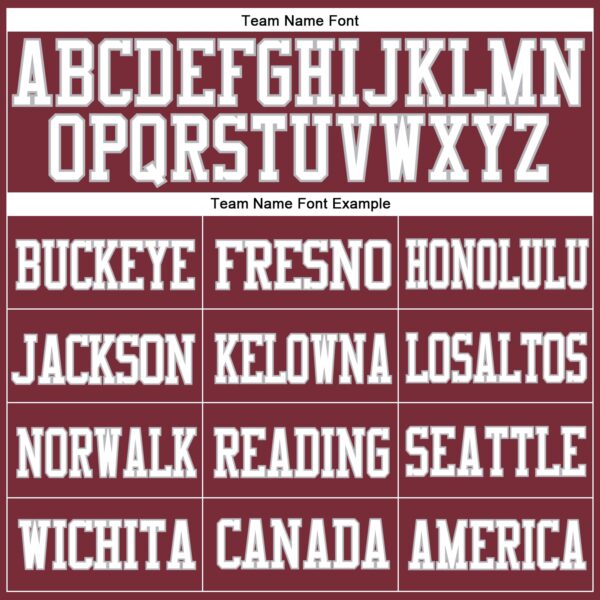Custom Burgundy White-Gray Mesh Authentic Football Jersey - Image 3