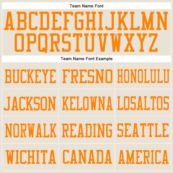 Custom Cream Bay Orange Mesh Authentic Football Jersey - Image 3