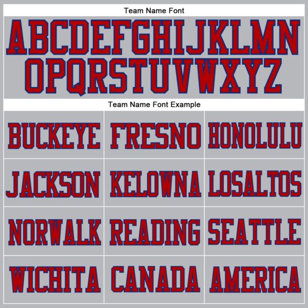 Custom Gray Red-Royal Mesh Authentic Football Jersey - Image 3