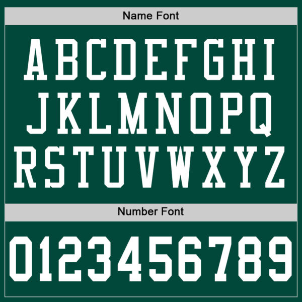 Custom Green White Mesh Authentic Football Jersey - Image 5