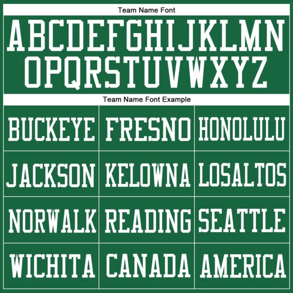 Custom Kelly Green White Mesh Authentic Football Jersey - Image 3