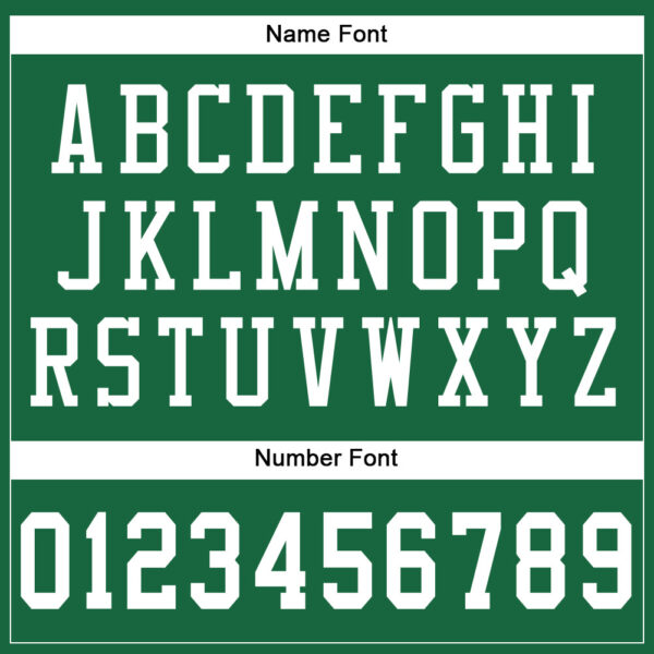 Custom Kelly Green White Mesh Authentic Football Jersey - Image 4