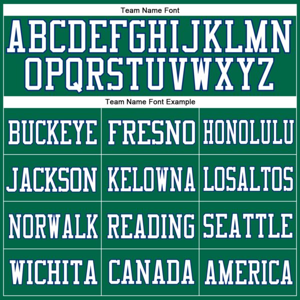 Custom Kelly Green White-Royal Mesh Authentic Football Jersey - Image 3
