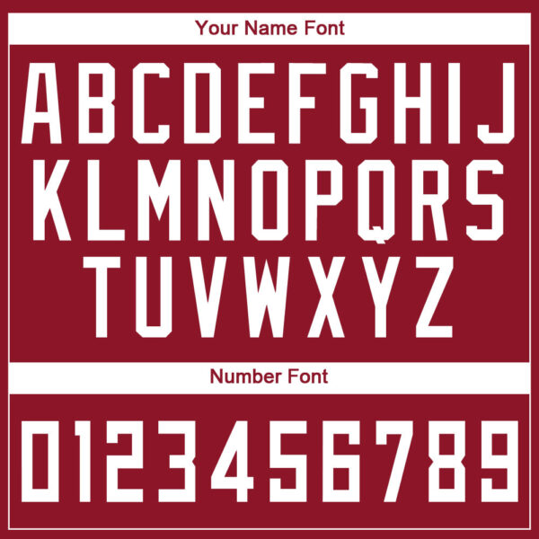 Custom Maroon White Round Neck Suit Basketball Jersey - Image 4