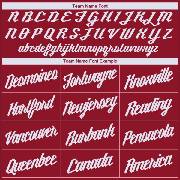 Custom Maroon White Round Neck Basketball Jersey - Image 4
