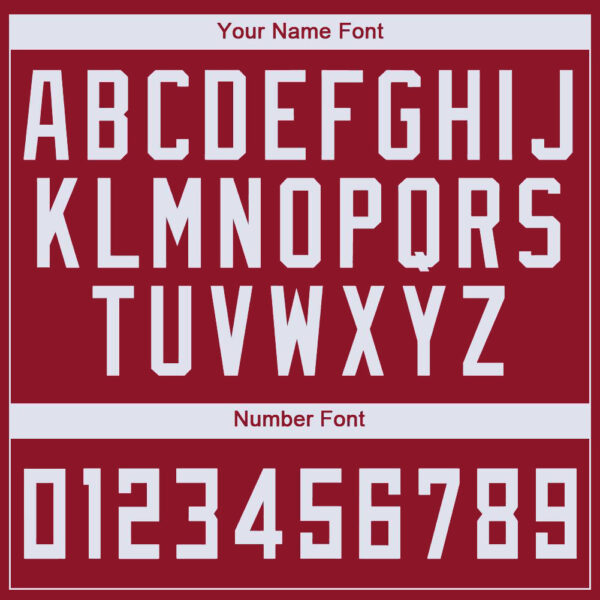 Custom Maroon White V-Neck Basketball Jersey - Image 3