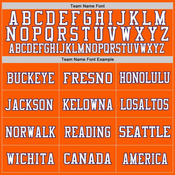Custom Orange Purple-White Mesh Authentic Football Jersey - Image 3