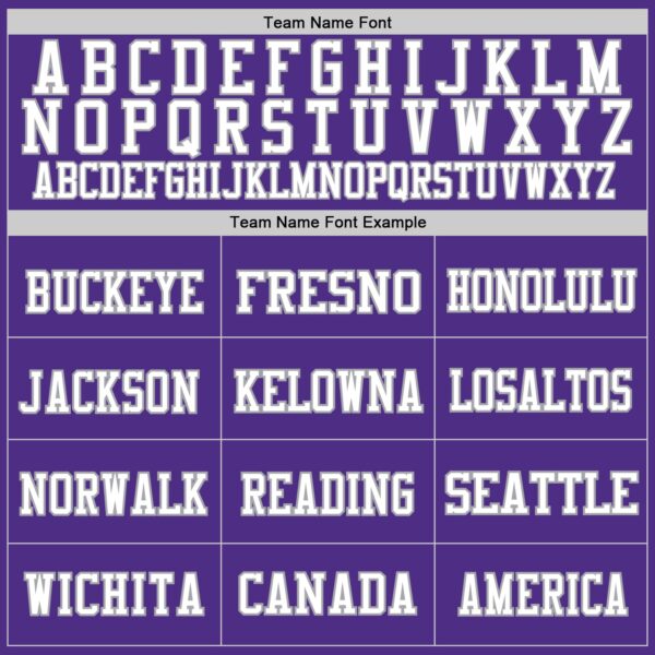 Custom Purple Gray-White Mesh Authentic Football Jersey - Image 3