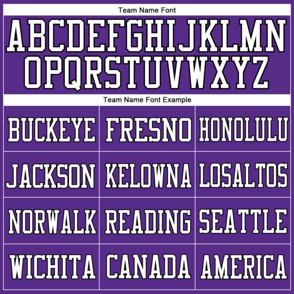 Custom Purple White-Black Mesh Authentic Football Jersey - Image 3