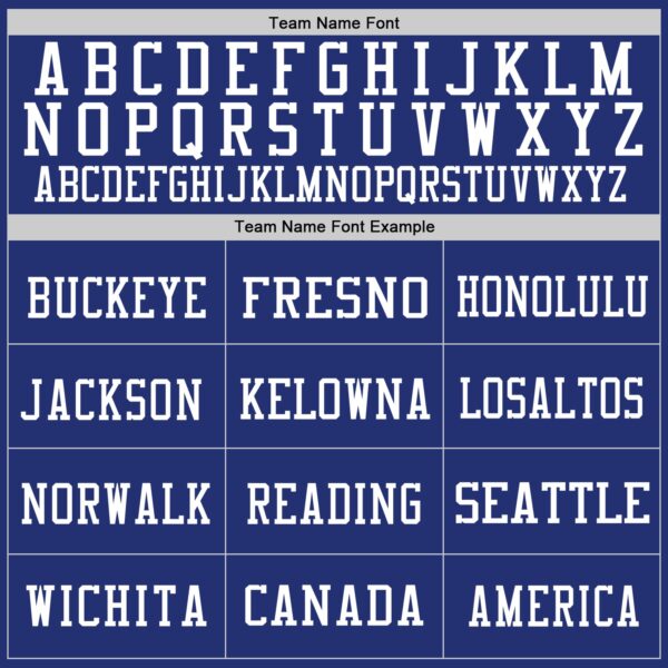 Custom Royal White Mesh Authentic Football Jersey - Image 3