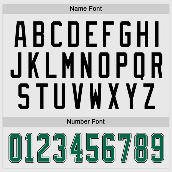 Custom White Kelly Green-Black Hockey Jersey - Image 4