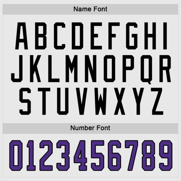 Custom White Purple-Black Hockey Jersey - Image 4