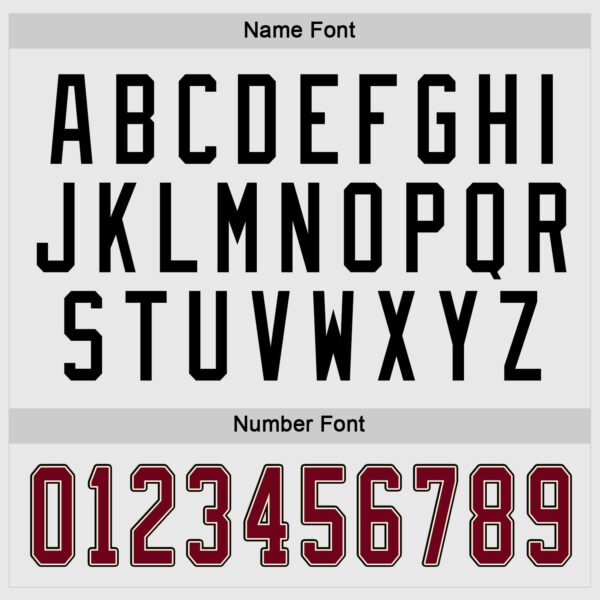 Custom White Maroon Cream-Black Hockey Jersey - Image 4