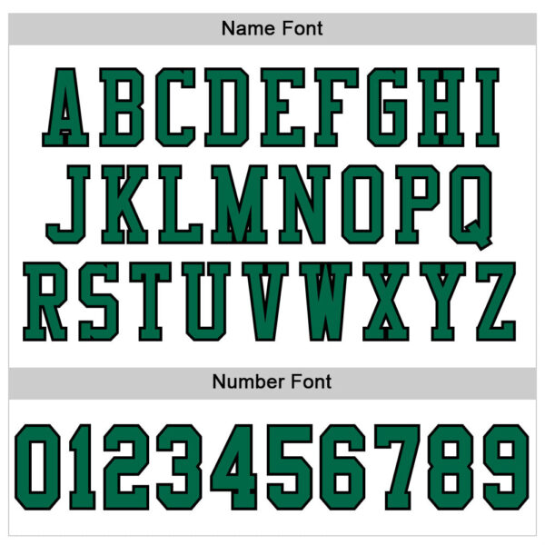 Custom White Kelly Green-Black Mesh Authentic Football Jersey - Image 4