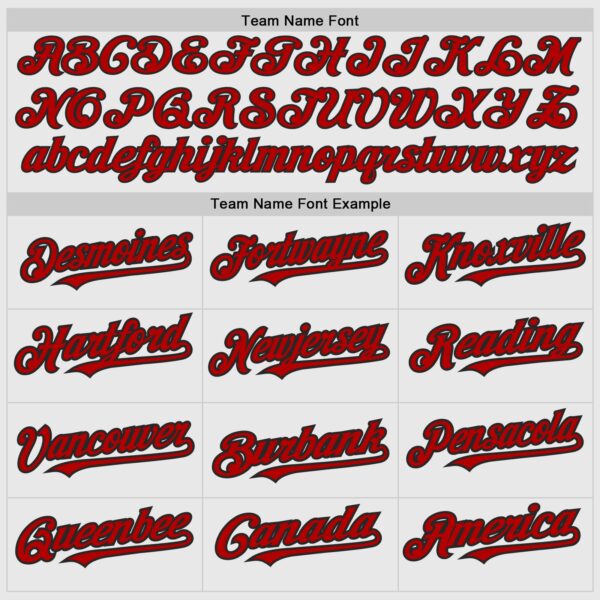 Custom White Black Pinstripe Red Authentic Baseball Jersey - Image 4