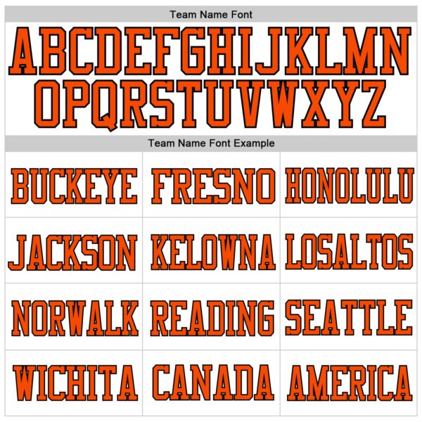 Custom White Orange-Black Mesh Authentic Football Jersey - Image 3