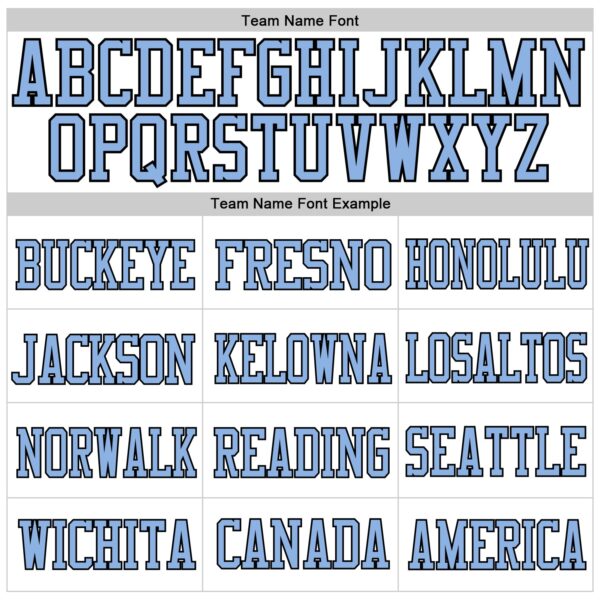 Custom White Light Blue-Black Mesh Authentic Football Jersey - Image 3
