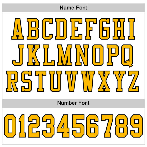 Custom White Gold-Black Mesh Authentic Football Jersey - Image 4