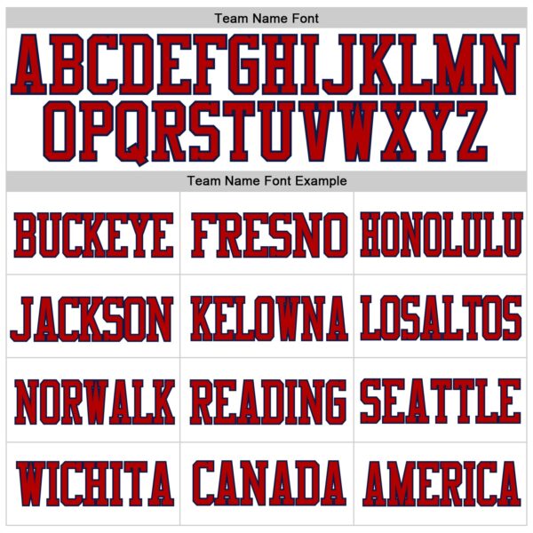 Custom White Red-Navy Mesh Authentic Football Jersey - Image 4