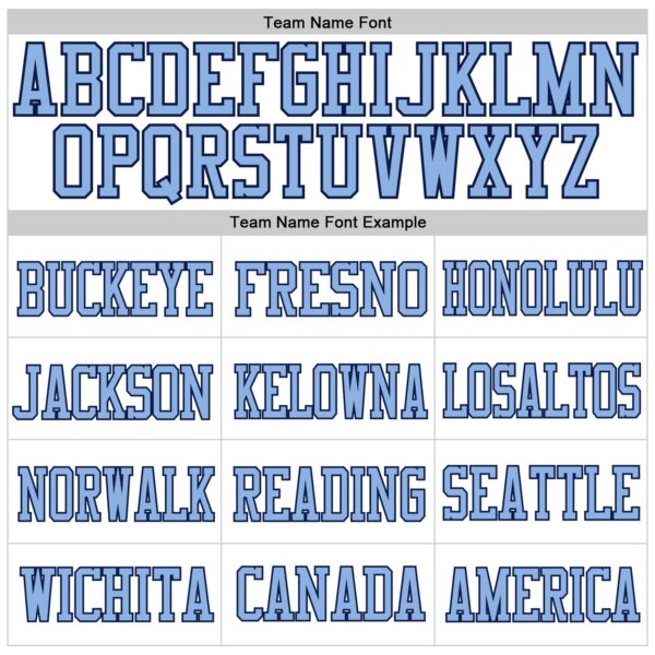 Custom White Light Blue-Navy Mesh Authentic Football Jersey - Image 3