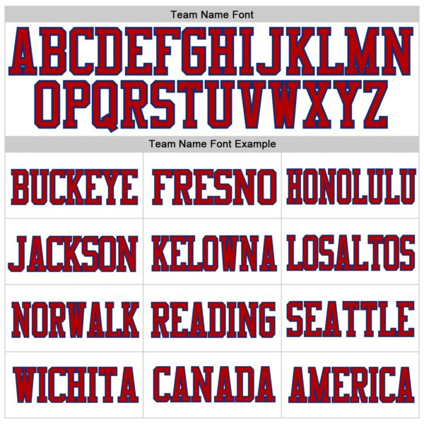 Custom White Red-Royal Mesh Authentic Football Jersey - Image 3