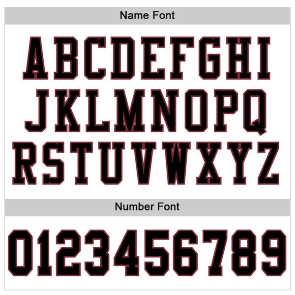 Custom White Black-Burgundy Mesh Authentic Football Jersey - Image 4