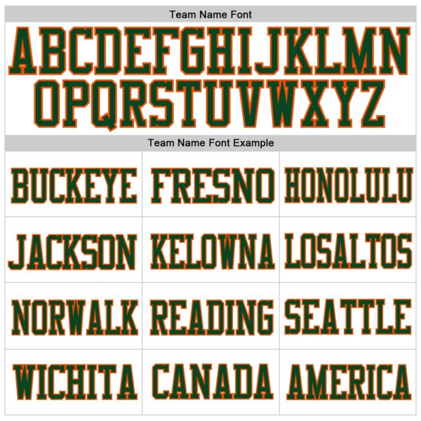 Custom White Green-Orange Mesh Authentic Football Jersey - Image 3