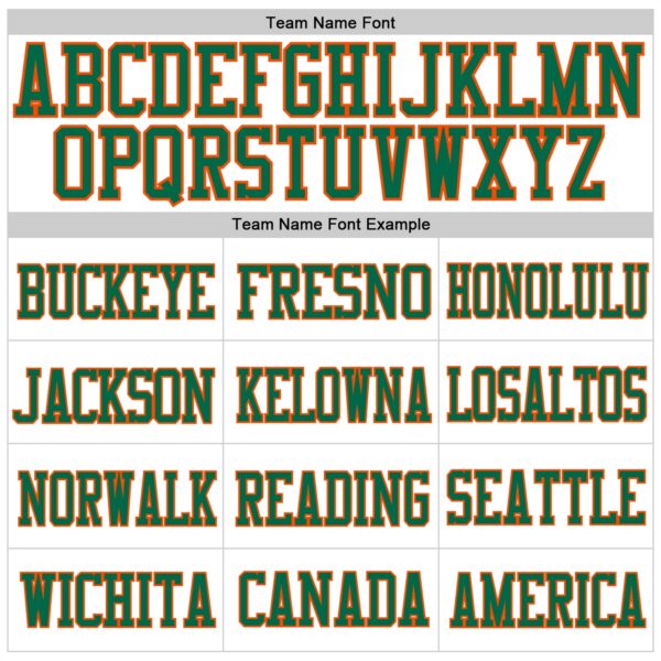 Custom White Kelly Green-Orange Mesh Authentic Football Jersey - Image 4