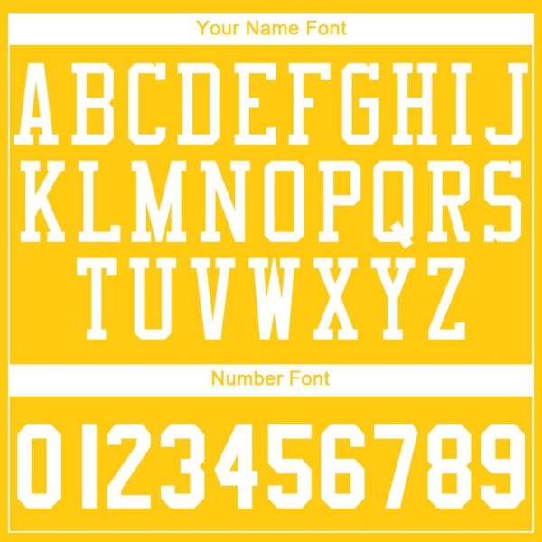 Custom Gold White Round Neck Suit Basketball Jersey - Image 4