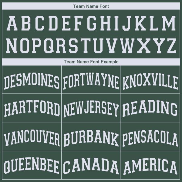 Custom Hunter Green White V-Neck Basketball Jersey - Image 4