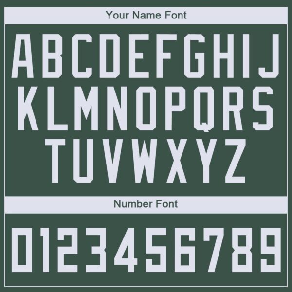 Custom Hunter Green White Round Neck Basketball Jersey - Image 3