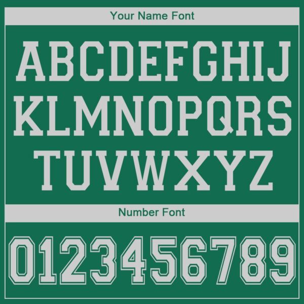 Custom Kelly Green White V-Neck Basketball Jersey - Image 3