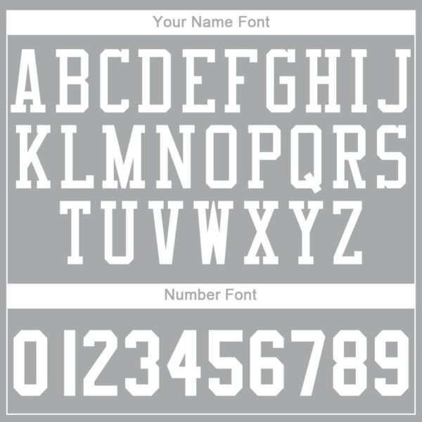 Custom Gray White Round Neck Suit Basketball Jersey - Image 4