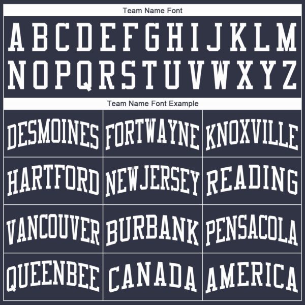 Custom Navy White Round Neck Basketball Jersey - Image 4