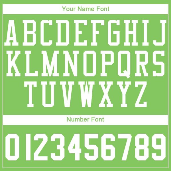 Custom Neon Green White Round Neck Suit Basketball Jersey - Image 4