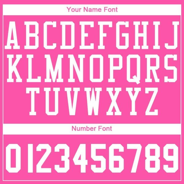 Custom Pink White Round Neck Suit Basketball Jersey - Image 4