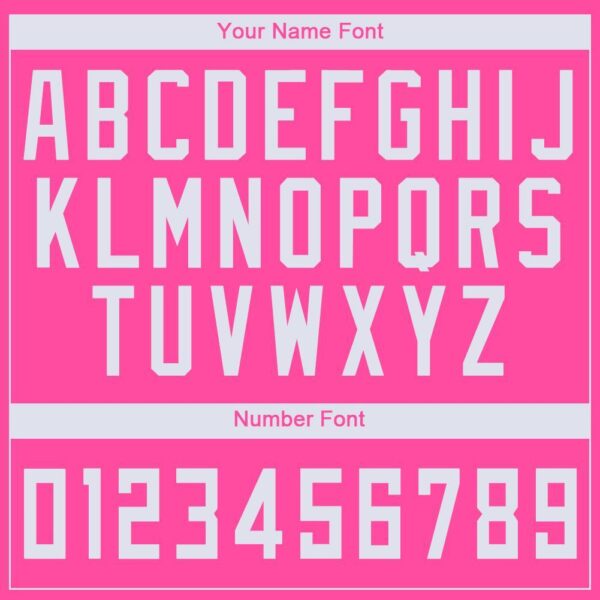 Custom Pink White V-Neck Basketball Jersey - Image 3