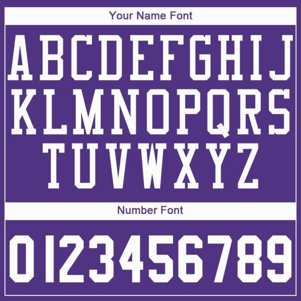 Custom Purple White Round Neck Basketball Jersey - Image 3