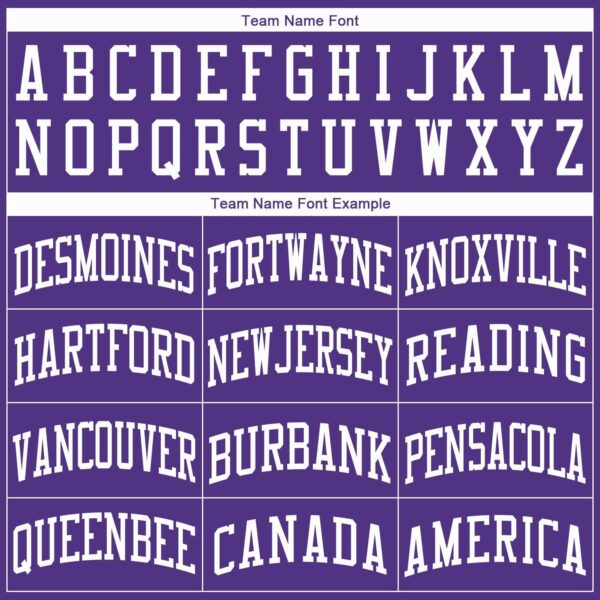 Custom Purple White Round Neck Basketball Jersey - Image 4