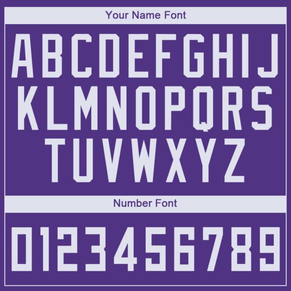 Custom Purple White Round Neck Basketball Jersey - Image 3