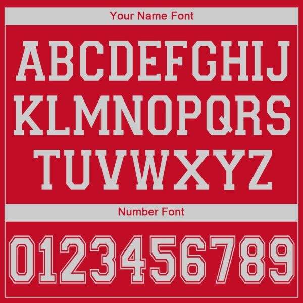 Custom Red White V-Neck Basketball Jersey - Image 3