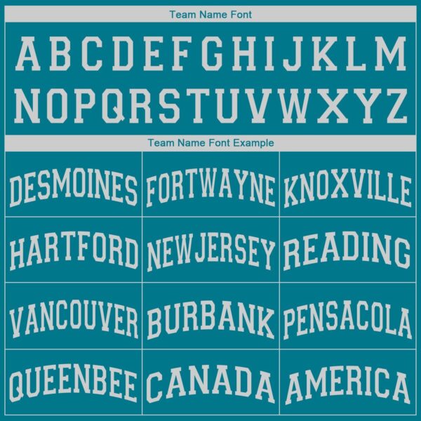 Custom Teal White V-Neck Basketball Jersey - Image 4