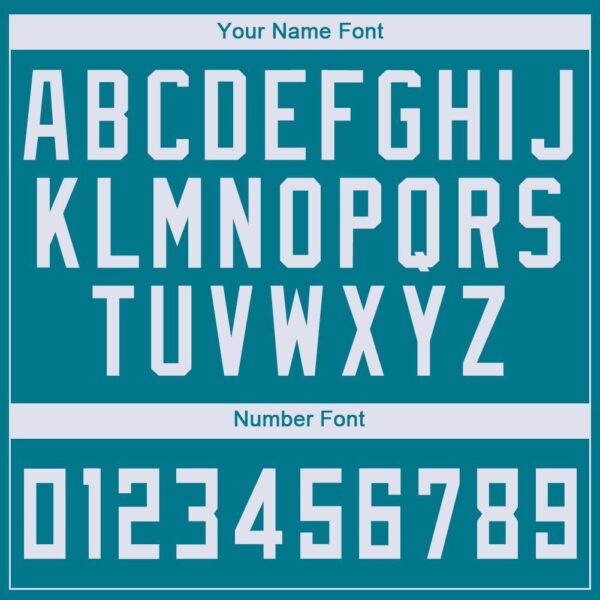 Custom Teal White V-Neck Basketball Jersey - Image 4